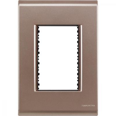 Placa 3 Postos 4x2 Tramontina Liz Ouro Velho