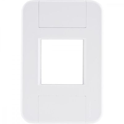 Placa 2 Postos Juntos 4x2 Tramontina Tablet Branca