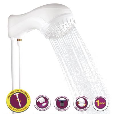 Ducha Eletronica Tramontina 6500 W 220 V Branca