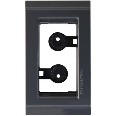 Placa para Movel 1 Posto Tramontina Liz Grafite