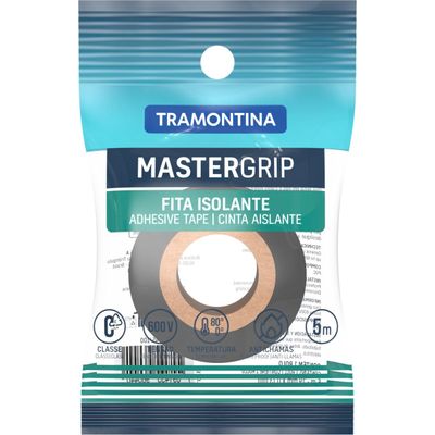 Fita Isolante Classe C 0,13x19 mm Tramontina Preta 5 m com Embalagem Flow-Pack