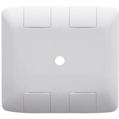 Placa com 1 Furo 9,5 mm 4x4 Tramontina Aria Branca