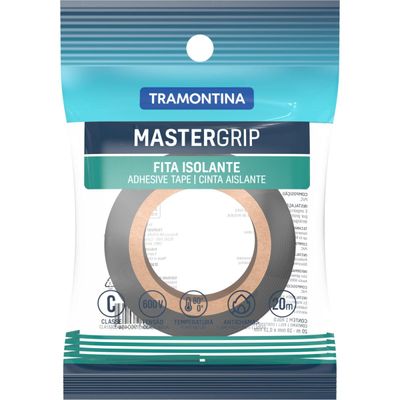 Fita Isolante Classe C 0,13x19 mm Tramontina Preta 20 m com Embalagem Flow-Pack