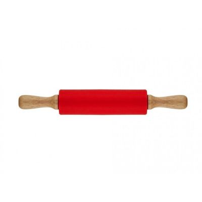 Rolo Para Massa 20cm Carol Fiorentino Vermelho - Yazi
