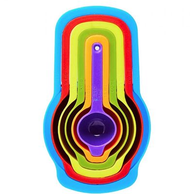 Jogo De Medidores Plastico 6 Peças Multicolorido - GS