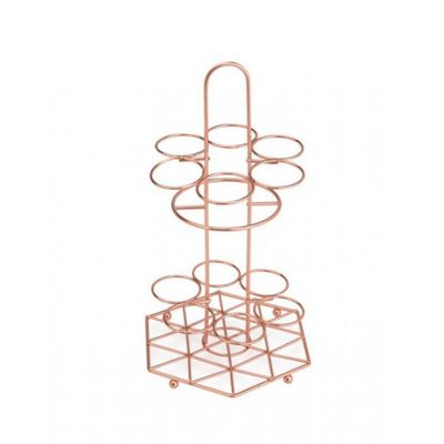 Suporte para temperos De Ferro Cromado Rose 16x16x31cm Lyor