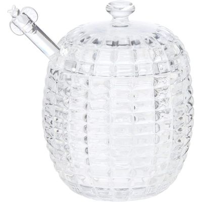 Meleira de Cristal Com Pegador e Tampa Tress 210ml - Lyor