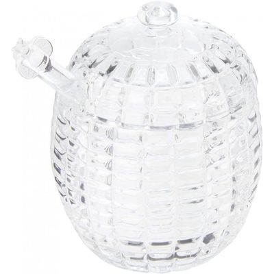 Meleira de Cristal Com Pegador e Tampa Tress 210ml - Lyor