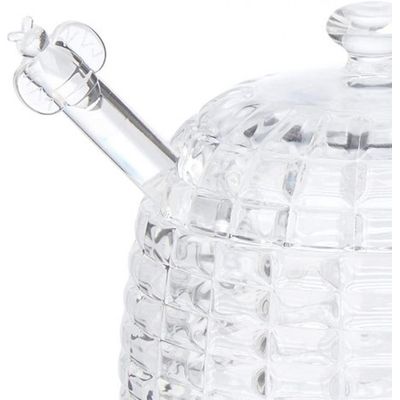 Meleira de Cristal Com Pegador e Tampa Tress 210ml - Lyor
