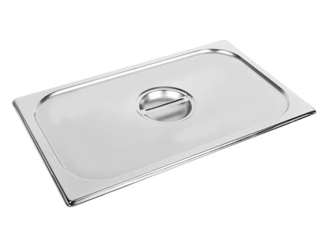 Kit 10 Cubas Gastronomica Inox 1/1x200mm com tampas Brasinox