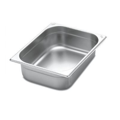Cuba Gastronomica Inox GN 1/2 x 100mm com tampa Brasinox
