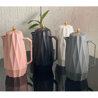 Garrafa Termica Plastico Diamond Rosa 1 Litro - Lyor