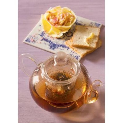 Chaleira Vidro Resistente ao Calor c/ Infusor de Chá - Lyor
