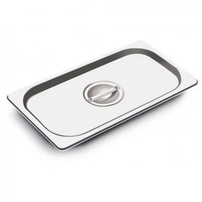 kit 2 Tampas de Cuba Gastronomica Inox  1/3 Sem Recorte - Brasinox
