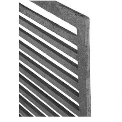 Grelha 20x100cm Sem Caixilho Em Ferro Fundido