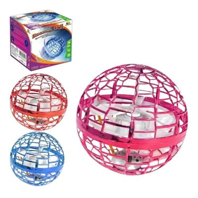 Drone De Brinquedo Boomer Ball Com Led - Art Brink