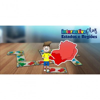Jogo Dominó Interactive Play Estados E Regiões - Xalingo