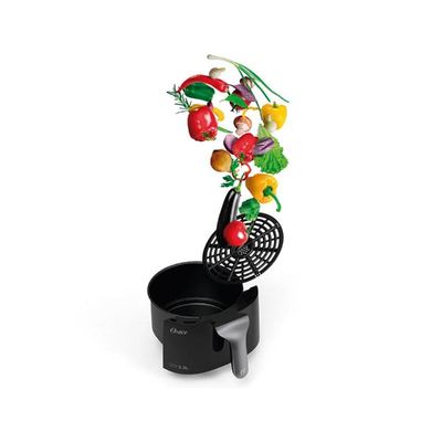 Fritadeira elétrica sem oléo Oster 3,3 Litros 220V preta