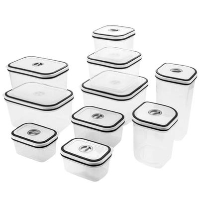 Conjunto De 10 Potes Herméticos De Plástico Electrolux