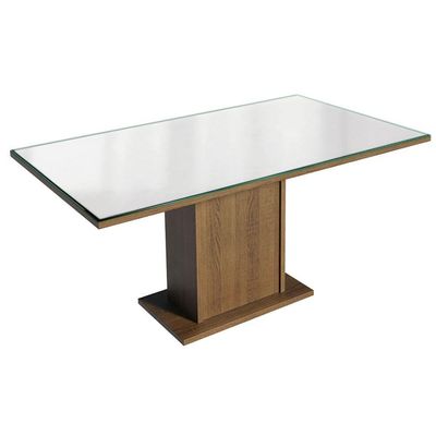 Conjunto Sala De Jantar Mesa Tampo De Vidro 6 Cadeiras
