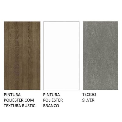 Conjunto Sala De Jantar Mesa Tampo De Madeira 6 Cadeiras