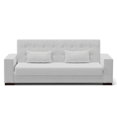 Sofá Cama 02 Lugares Lisboa Linho - D'Rossi Cor A05 Cinza