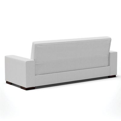 Sofá Cama 02 Lugares Lisboa Linho - D'Rossi Cor A05 Cinza