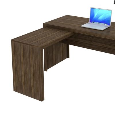 Escrivaninha/Mesa Escritório De Canto Cr25016 Nogal