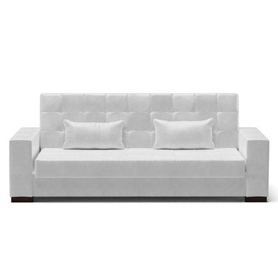 Sofá Cama 02 Lugares Lisboa Corano - D'Rossi Cor Branco