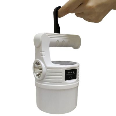 Luminaria Solar 2 Em 1 Duplo Led Lanterna Portatil Camping