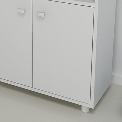 Tábua De Passar Roupa Com Armário 2 Portas Cr30011 Branca