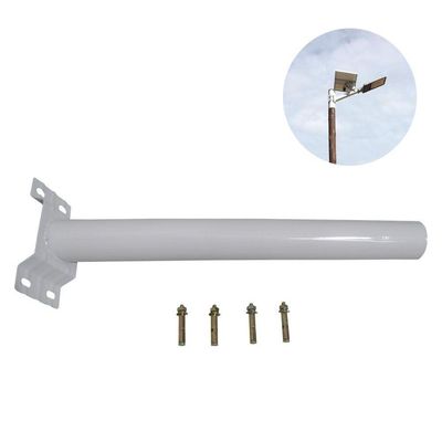 Suporte Luminaria Solar Barra Poste Kit 10 Und Aço Rua