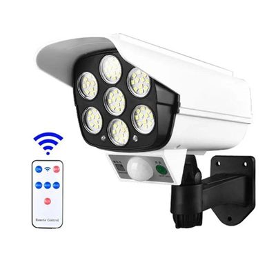 Luminaria Solar Dummy Camera Falsa Kit 10 Uni 30w Controle