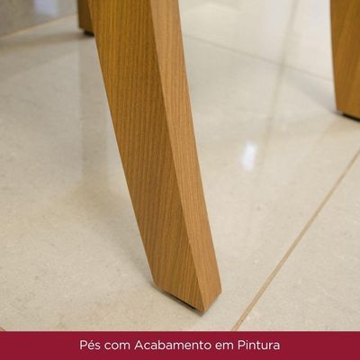Conjunto 04 Cadeiras Estofadas Isa Henn Nature Com Bege