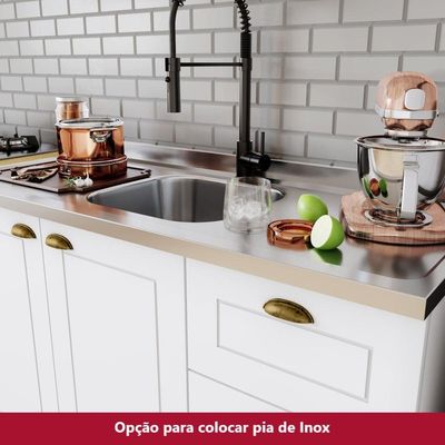 Cozinha Compacta 4 Peças Com Torre Quente Nova York Branco