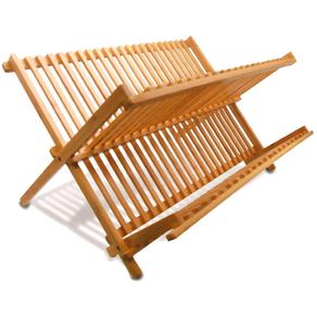 Escorredor De Louças Para 18 Pratos Copos De Bambu Dobrável é ruim? Escorredor De Louças Para 18 Pratos Copos De Bambu Dobrável é boa?