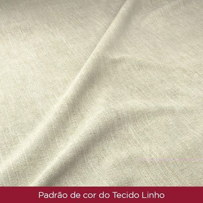 Conjunto 04 Cadeiras Estofadas Isa Henn Nature Com Linho