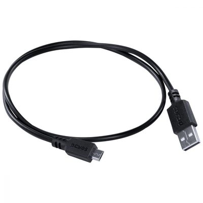 Cabo Para Celular Smartphone Micro Usb Para Usb A 2.0 50 Cm Preto - Pmuap-05