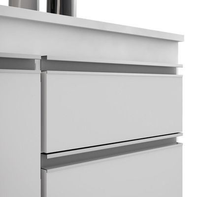 Cozinha Modulada 6 Módulos Composição 8 Branco