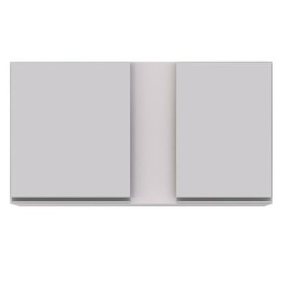 Armário Aéreo 100cm 2 Portas Indiana Branco - Lumil Móveis