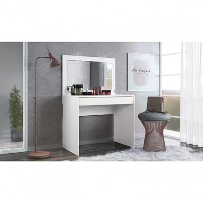 Penteadeira Camarim Atraente 5940 Branco Demobile Branco