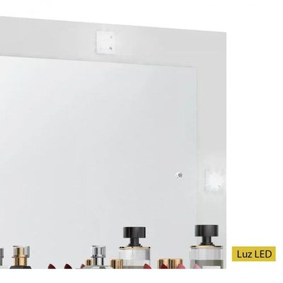 Penteadeira Camarim Carisma 5950 Branco Demobile Branco