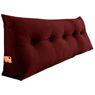 Almofada Para Cabeceira Spot 160cm Vermelho Escuro