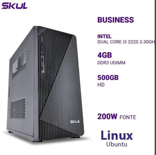 Computador Business B300 Dual Core I3 3220 MEM 4GB DDR3 HD 500GB Fonte 200W Linux (7908445420410)