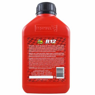 Aditivo para Óleo de Motor Bardahl B12 Plus 500ml