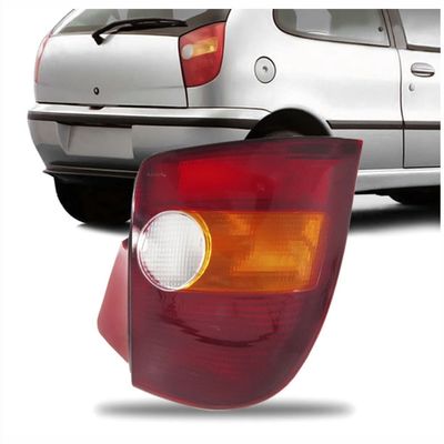 Lanterna Traseira Tricolor Lado Direito Palio 96 até 2000 e Young 2001 até 2002