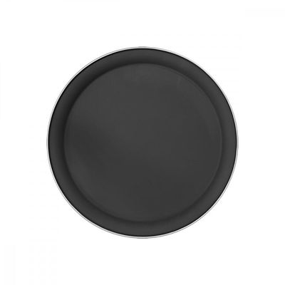 Bandeja Tramontina Service em Aço Inox Redonda com Revestimento Interno Antiderrapante 40 cm