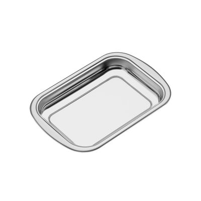Assadeira Tramontina Cosmos Retangular em Aço Inox 34 cm 2,2 L