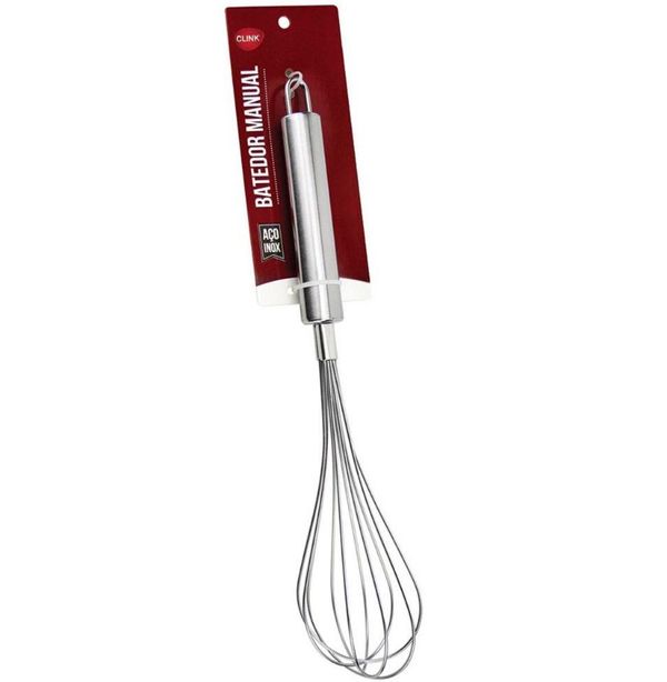 Batedor Manual Inox Fouet 29cm - Clink