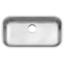 Cuba de embutir Tramontina Lavinia 56 BL em aço inox acetinado 56x34 cm